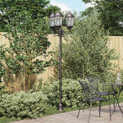 Vidaxl Garden Light Bronze 220cm Aluminum - Garden Light Vidaxl Garden Light Bronze 220cm Aluminum - Garden Light