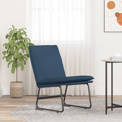 vidaXL Lounge Chair Blue - Comfortable Relaxation Seat vidaXL Lounge Chair Blue - Comfortable Relaxation Seat
