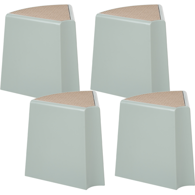 Beliani Set of 4 Garden Stools EVROS Mint Green Beliani Set of 4 Garden Stools EVROS Mint Green