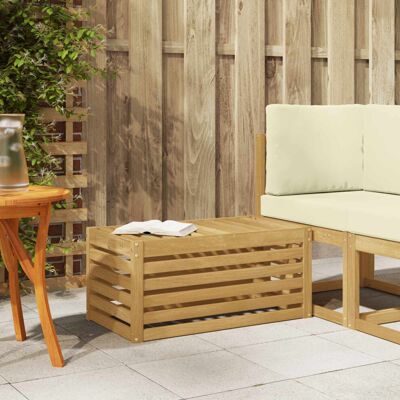vidaXL Outdoor Stool Bench White 79 x 43 x 37 cm Solid Acacia Wood vidaXL Outdoor Stool Bench White 79 x 43 x 37 cm Solid Acacia Wood