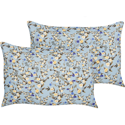 Beliani VALLORIA Blue Outdoor Cushions - Outdoor Cushions Beliani VALLORIA Blue Outdoor Cushions - Outdoor Cushions