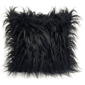 Cushion Mania (black, 21"x21" filled cushion) Cushion or Cover long Shaggy faux fur cushions Cushion Mania (black, 21"x21" filled cushion) Cushion or Cover long Shaggy faux fur cushions