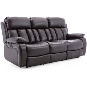 MORE4HOMES (Brown, 3 Seater) CHESTER HIGH BACK ELECTRIC BOND GRADE LEATHER RECLINER 3+2+1 S MORE4HOMES (Brown, 3 Seater) CHESTER HIGH BACK ELECTRIC BOND GRADE LEATHER RECLINER 3+2+1 S