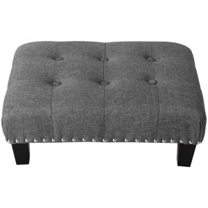 Living And Home (Small Light Grey-50*37*20cm) Foot Rest Pouffe Stool Padded Seat Ottoman Footsto Living And Home (Small Light Grey-50*37*20cm) Foot Rest Pouffe Stool Padded Seat Ottoman Footsto