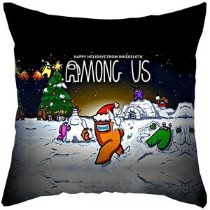 Unbranded (Snow) Game Among Us Cushion Cover Throw Pillow Case Home Sofa Decor Square 4545 Unbranded (Snow) Game Among Us Cushion Cover Throw Pillow Case Home Sofa Decor Square 4545