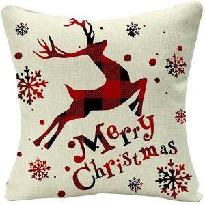 Unbranded (Jump) Christmas Cushion Cover Pillow Case Linen Xmas Sofa Home Decor Reindeer S Unbranded (Jump) Christmas Cushion Cover Pillow Case Linen Xmas Sofa Home Decor Reindeer S
