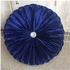 Unbranded (Navy Blue) Couch Back Pad Floor Home Round Velvet Pumpkin Cushion Tatami Seat S Unbranded (Navy Blue) Couch Back Pad Floor Home Round Velvet Pumpkin Cushion Tatami Seat S
