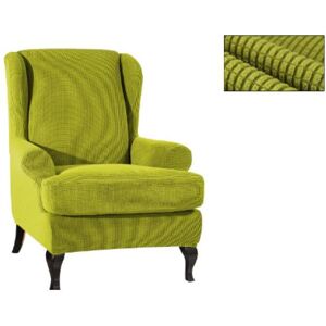 Unbranded (TenderGreen) Sloping Arm Wing Back Chair Cover Elastic Armchair Wingback Chair Unbranded (TenderGreen) Sloping Arm Wing Back Chair Cover Elastic Armchair Wingback Chair