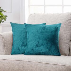 Moonlight Bedding Limited (Teal) Velvet Cushion Covers Luxury Plain & Stripe Patterned Cushion Covers Moonlight Bedding Limited (Teal) Velvet Cushion Covers Luxury Plain & Stripe Patterned Cushion Covers