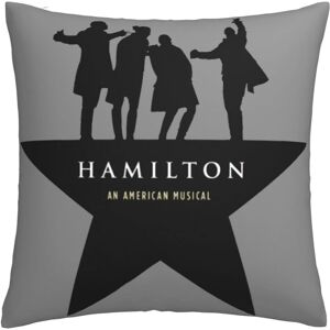 KEROTA Hamilton The Musical Cushion Covers 45 X 45 Cm Square Throw Pillowcases For Sofa KEROTA Hamilton The Musical Cushion Covers 45 X 45 Cm Square Throw Pillowcases For Sofa
