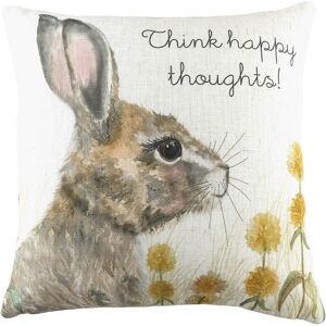 Evans Lichfield Woodland Hare Cushion Cover - Natural/Brown/Yellow - Cushion Cover Evans Lichfield Woodland Hare Cushion Cover - Natural/Brown/Yellow - Cushion Cover