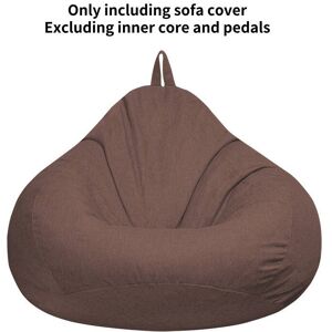 Unbranded (Brown, 80*90cm) Bean Large Bag Chairs Cover Adults Teens Kids Couch Sofa Cover Unbranded (Brown, 80*90cm) Bean Large Bag Chairs Cover Adults Teens Kids Couch Sofa Cover