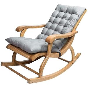 Unbranded Long Folding Recliner Rocking Chair Cotton Cushion Plush Cushion Bamboo Chair Cu Unbranded Long Folding Recliner Rocking Chair Cotton Cushion Plush Cushion Bamboo Chair Cu