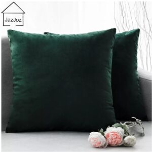 Unbranded (Dark Green, 26 x 26 in) 2X NEW Velvet Plain Soft Large Cushion Cover Pillow Cas Unbranded (Dark Green, 26 x 26 in) 2X NEW Velvet Plain Soft Large Cushion Cover Pillow Cas