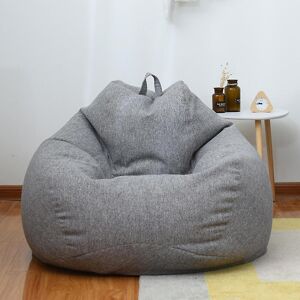 Unbranded (Gray, 90 * 110cm) Brand New Extra Large Bean Bag Chairs Couch Sofa Cover Indoor Unbranded (Gray, 90 * 110cm) Brand New Extra Large Bean Bag Chairs Couch Sofa Cover Indoor