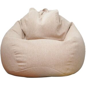 Unbranded (Khaki, 100 * 120cm) Extra Large Bean Bag Chairs Couch Sofa Cover Indoor Lazy Lo Unbranded (Khaki, 100 * 120cm) Extra Large Bean Bag Chairs Couch Sofa Cover Indoor Lazy Lo