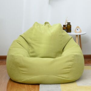 Unbranded (Green, 90 * 110cm) New Extra Large Bean Bag Chairs Couch Sofa Cover Indoor Lazy Unbranded (Green, 90 * 110cm) New Extra Large Bean Bag Chairs Couch Sofa Cover Indoor Lazy