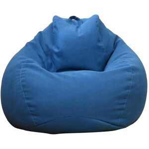 Unbranded (Blue, 100 * 120cm) Extra Large Bean Bag Chairs Couch Sofa Cover Lazy Lounger Fo Unbranded (Blue, 100 * 120cm) Extra Large Bean Bag Chairs Couch Sofa Cover Lazy Lounger Fo