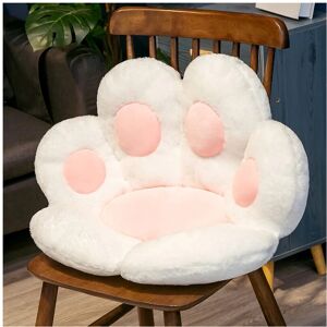 SKESRJTOP (WHITE, 70x60cm) New Bear Paw Cushion Plush Chair Cushion Pillow Soft Stuffed Se SKESRJTOP (WHITE, 70x60cm) New Bear Paw Cushion Plush Chair Cushion Pillow Soft Stuffed Se