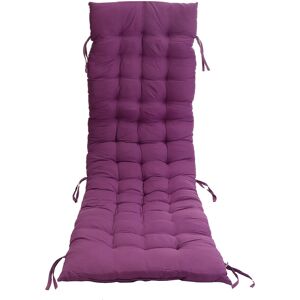 GreenZech (Purple) 48x170CM Thickened Garden Rocker Upholstery Chair Cushion Foldable Doub GreenZech (Purple) 48x170CM Thickened Garden Rocker Upholstery Chair Cushion Foldable Doub