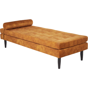 Beliani Ussel Velvet Modern Chaise Longue - Sofa Beliani Ussel Velvet Modern Chaise Longue - Sofa