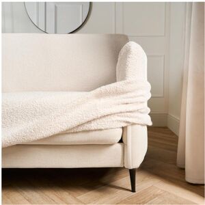 Unbranded (Cream, 3 Seater - 190 x 230cm) OHS Boucle Elastic Stretch 2 or 3 Seater Sofa Co Unbranded (Cream, 3 Seater - 190 x 230cm) OHS Boucle Elastic Stretch 2 or 3 Seater Sofa Co