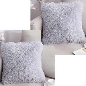 Unbranded (As show, One size) Set of 2 Luxury Fur Sofa Cushion Cover Decoration 40X40cm Gr Unbranded (As show, One size) Set of 2 Luxury Fur Sofa Cushion Cover Decoration 40X40cm Gr