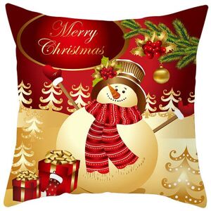 Unbranded (Snowman) Cushion Merry Christmas Cover Red Santa Claus Xmas Home Sofa Decor Yea Unbranded (Snowman) Cushion Merry Christmas Cover Red Santa Claus Xmas Home Sofa Decor Yea