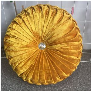 Unbranded (Golden Yellow) Round Pumpkin Velvet Cushion Tatami Seat Sofa Pillow Couch Back Unbranded (Golden Yellow) Round Pumpkin Velvet Cushion Tatami Seat Sofa Pillow Couch Back