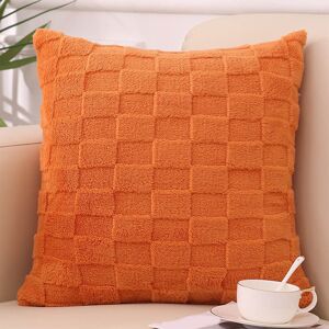 Unbranded (Orange) Furry Pillow Set Shu Velvet Living Room Sofa Cushion Office Backrest Lu Unbranded (Orange) Furry Pillow Set Shu Velvet Living Room Sofa Cushion Office Backrest Lu