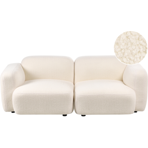 Beliani Sofa 3 Seater AFOSS Boucle Off-White Beliani Sofa 3 Seater AFOSS Boucle Off-White