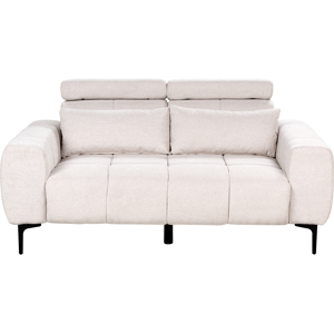 Beliani Vegamo Beige Modern 2-Seater Sofa Beliani Vegamo Beige Modern 2-Seater Sofa