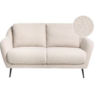 Beliani Sofa 2 Seater EIBY Boucle Beige Beliani Sofa 2 Seater EIBY Boucle Beige
