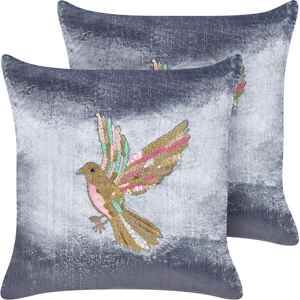 Beliani Velvet Square Cushions - 45x45cm - Modern Decor Beliani Velvet Square Cushions - 45x45cm - Modern Decor