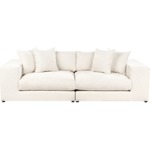Beliani Glorvika 3-Seater Sofa White - Modern Furniture Beliani Glorvika 3-Seater Sofa White - Modern Furniture