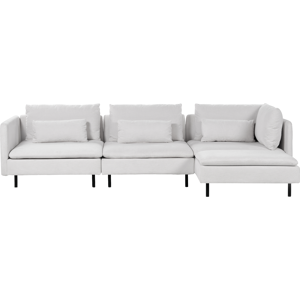 Beliani EGERIS Modular Light Grey Corner Sofa - Corner Sofa Beliani EGERIS Modular Light Grey Corner Sofa - Corner Sofa