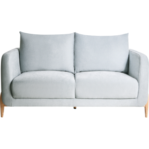 Beliani Sofa 2 Seater GIMO Chenille Light Blue Beliani Sofa 2 Seater GIMO Chenille Light Blue