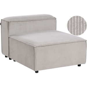 Beliani 1-Seat Section ARDAL Corduroy Taupe Beliani 1-Seat Section ARDAL Corduroy Taupe