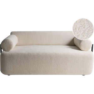 Beliani Sofa 2 Seater ELVA Boucle Off-White Beliani Sofa 2 Seater ELVA Boucle Off-White