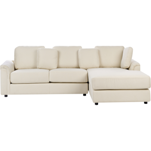 Beliani Kohlo Modular Beige Fabric Corner Sofa - Sofa Beliani Kohlo Modular Beige Fabric Corner Sofa - Sofa