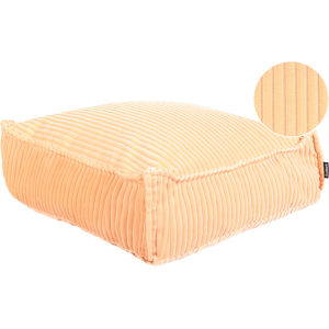 Beliani Cotton Velvet Square Floor Cushion - Baby Room Decor Beliani Cotton Velvet Square Floor Cushion - Baby Room Decor