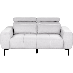 Beliani Vegamo Modern Gray Fabric 2-Seater Sofa - Sofa Beliani Vegamo Modern Gray Fabric 2-Seater Sofa - Sofa