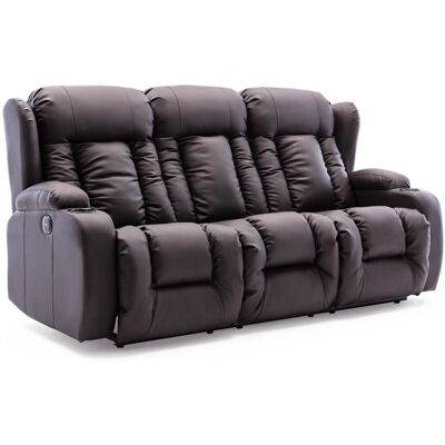 MORE4HOMES - Caesar Leather Recliner - Brown - Sofa Set MORE4HOMES - Caesar Leather Recliner - Brown - Sofa Set