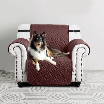 Imperial Rooms - 1 Seater Slipcover - Brown Beige - Sofa Slipcover Imperial Rooms - 1 Seater Slipcover - Brown Beige - Sofa Slipcover