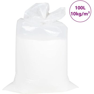 vidaXL EPS Pearl Insulation Beads - 100L White vidaXL EPS Pearl Insulation Beads - 100L White