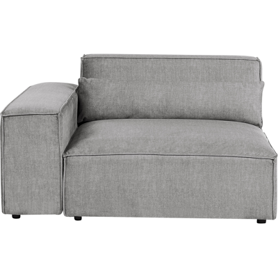 Beliani Hellnar Grey Corner Sofa Module - Corner Sofa Module Beliani Hellnar Grey Corner Sofa Module - Corner Sofa Module