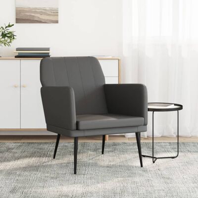 VIDAXL Armchair - Durable synthetic leather, Comfortable padding, Metal frame VIDAXL Armchair - Durable synthetic leather, Comfortable padding, Metal frame