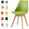 (Green, Set of 2 chairs) MCC Set of 1/2/4 Dining Chairs Designer Chairs Wooden H