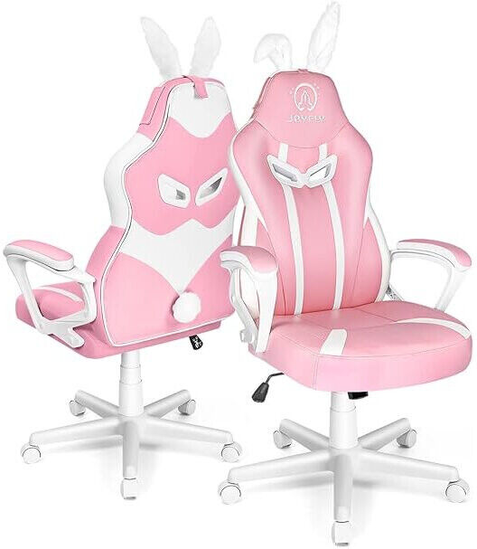 wwoop (Pink) Gaming Chair for Adults Gaming Chair, Racing Style Ergonomic Office Chair