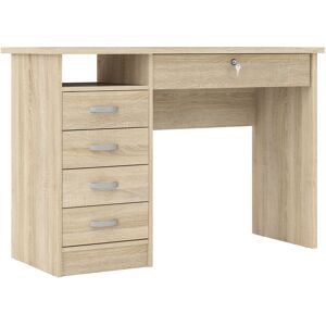 Furniture To Go Desk 5 Drawers in Oak Furniture To Go Desk 5 Drawers in Oak